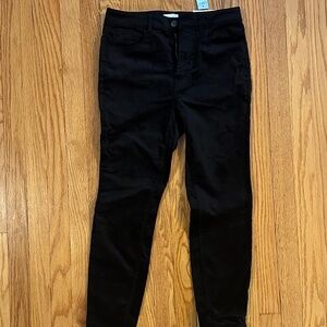 LOFT women's black corduroys size 28/6 petite